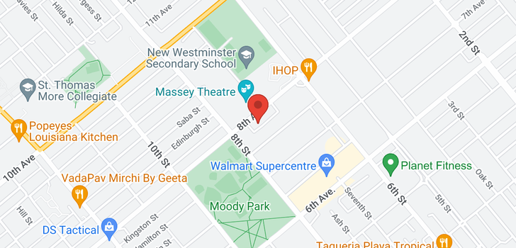 map of 101 720 EIGHTH AVENUE